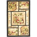 Safavieh 2 ft. - 6 in. x 6 ft. Runner- Transitional Chelsea Gold And Multi Hand Hooked Rug HK254A-26